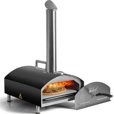 Deco Chef Portable Outdoor Pizza Oven w/ 2-in-1 Pellet Pizza & Grill Oven Functionality