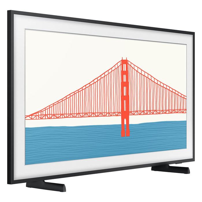 Samsung QN55LS03AA 55" The Frame QLED 4K Smart TV (2021) with Nest Hub (Charcoal) Bundle