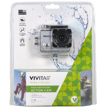 Vivitar HD Action Waterproof Camera / Camcorder - Silver DVR781HD-SIL