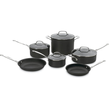 Cuisinart Chef's Classic Nonstick Hard-Anodized 10-Piece Cookware Set (66-10)