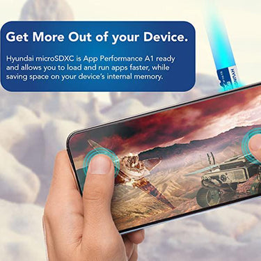 Hyundai 64GB Micro SD Card (MicroSDXC) UHS-I Memory Card with Adapter - SDC64GU3