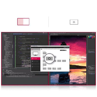 LG 24QP500-B 24" QHD (2560 x 1440) IPS Display Monitor with HDR 10 and AMD FreeSync
