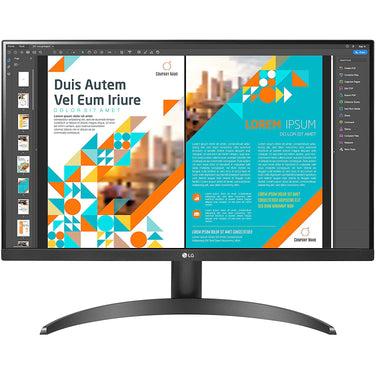 LG 24QP500-B 24" QHD (2560 x 1440) IPS Display Monitor with HDR 10 and AMD FreeSync