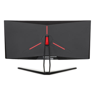 Deco Gear Dual 35" Curved Ultrawide FHD 2560x1080 Gaming Monitor + Keyboard and Mouse Pad