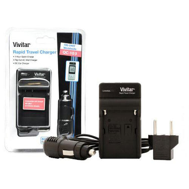 Vivitar AC/DC Battery Charger FOR THE NPBN1 BATTERY