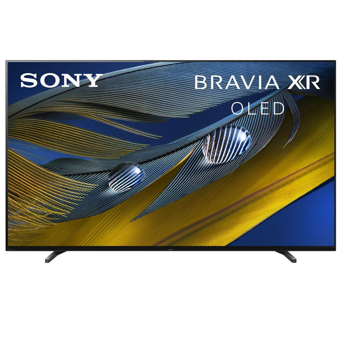 Sony 55" A80J 4K OLED Smart TV 2021 Model with Premium Warranty Bundle