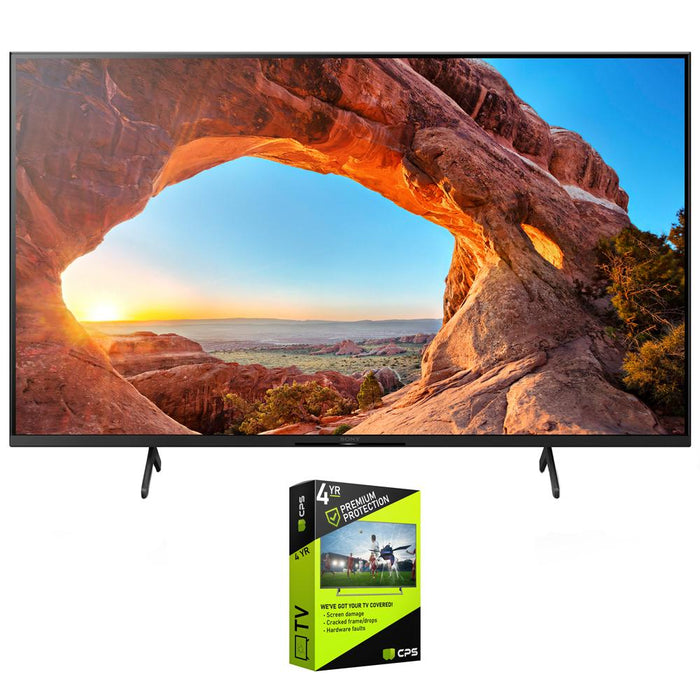Sony 55" X85J 4K Ultra HD LED Smart TV 2021 Model with Premium Warranty Bundle