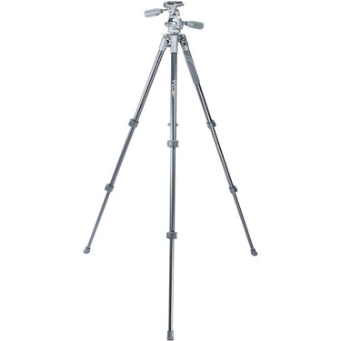 Vanguard VEO2PRO233APV Aluminum Tripod w/3-Way Pan-and-Tilt Head +Deco Accessories Bundle