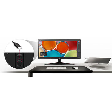 LG 29WP60G-B 29 UltraWide FHD HDR FreeSync Monitor with USB Type-C - Open Box