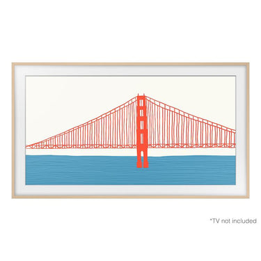 Samsung 85" The Frame Customizable Bezel - Modern Beige (VG-SCFA85BEBZA)