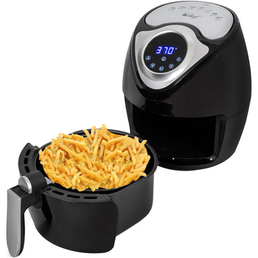 Deco Chef 3.7QT Electric Oil-Free Digital Air Fryer + Deco Chef 12-Piece Knife Set