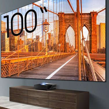 Hisense DLT100A 100" ALR Screen, 4K Ultra HD Ready, Ultra Viewing Angle (Screen only)