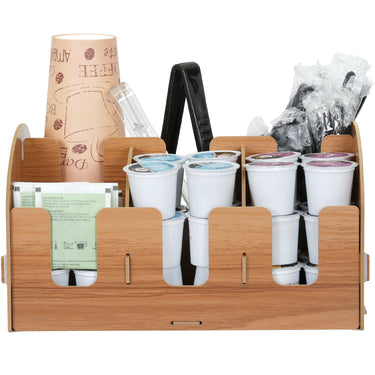Deco Essentials Coffee Condiment Caddy Organizer for Coffee Station Cleanliness