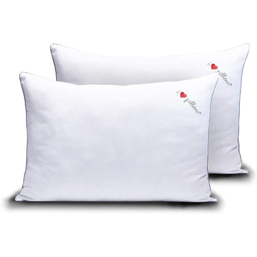 I Love Pillow Cumulus Gel-Coated Fiber Queen-Size Pillow, 2-Pack (F13-2CM)