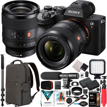 Sony a7R IV Mirrorless Full Frame Camera + 35mm F1.4 GM Lens SEL35F14GM Kit Bundle