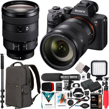Sony a7R IV Mirrorless Full Frame Camera + 24-105mm F4 G Lens SEL24105G Kit Bundle