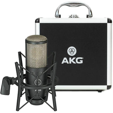 AKG P220 Vocal Condenser Studio Microphone with Case and Shock Mount (3101H00420)
