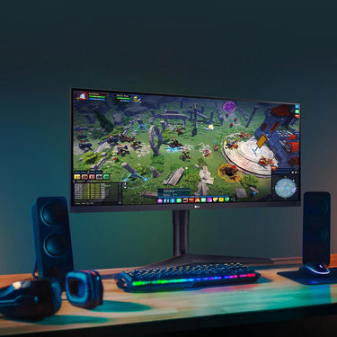 LG 34" FreeSync UltraWide IPS Monitor 2560 x 1080 21:9 - 34WP65G-B - Open Box