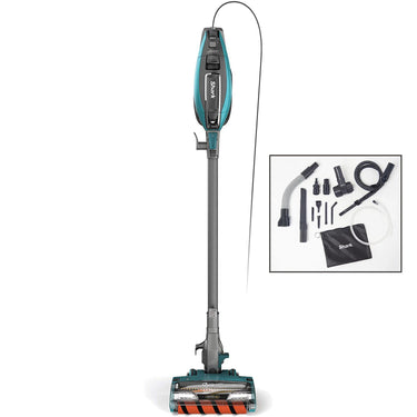 Shark APEX Corded Stick Vacuum with DuoClean and Self-Cleaning Blue Renewed