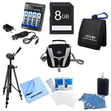 Special Pro AA Battery 8GB Kit - Fujifilm S2950, S4200, S4500, CANON SX160, GE X50