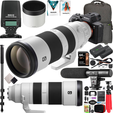 Sony a7R IV Mirrorless Full Frame Camera Bundle + 200-600mm G OSS Lens SEL200600G Kit