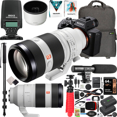 Sony a7R IV Mirrorless Full Frame Camera Bundle + 100-400mm GM Lens SEL100400GM Kit