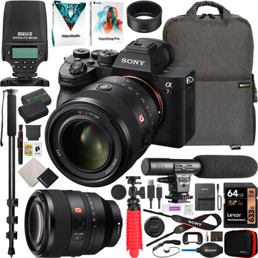 Sony a7R IV Mirrorless Full Frame Camera Bundle + 50mm F1.2 GM Lens SEL50F12GM Kit
