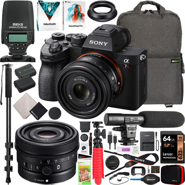 Sony a7R IV Mirrorless Full Frame Camera Bundle + 50mm F2.5 G FE Lens SEL50F25G Kit