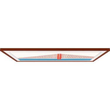Samsung 65" The Frame Customizable Bezel - Beveled Brick Red - VG-SCFA65TRCZA