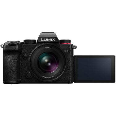 Panasonic LUMIX S5 4K Mirrorless Full Frame Camera Body + 50mm F1.8 Lens S-S50 Kit Bundle
