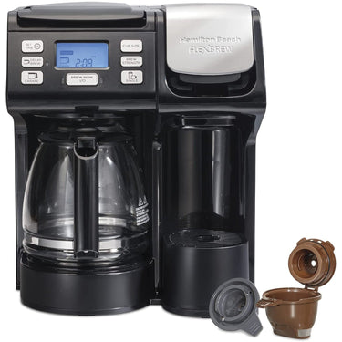 Hamilton Beach FlexBrew Trio 3-way Coffee Maker, K-Cup/Ground Compatible - Black (49902)