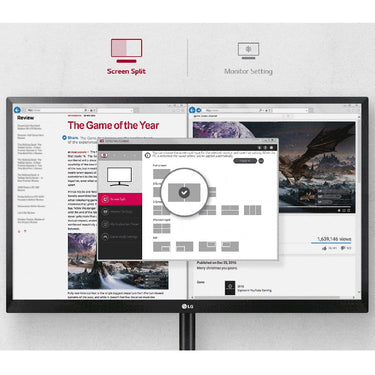 LG 24" FreeSync LED Monitor 1920 x 1080 16:9 (24MK400HB)