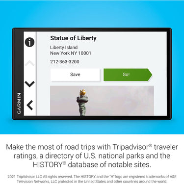 Garmin DriveSmart 66 6" Car GPS Navigator (010-02469-00) Bundle with 7" Hard EVA Case