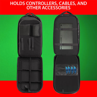 Deco Gear Xbox Series X Travel and Safe Storage Backpack for Console, Accessories, & more