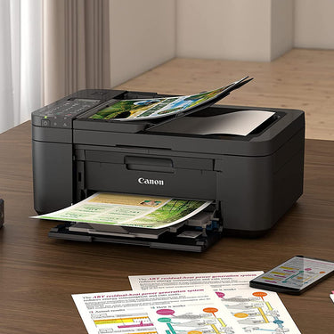 Canon PIXMA TR4720 All-in-One Wireless Printer Mobile Printing Copy Fax Scanner Bundle