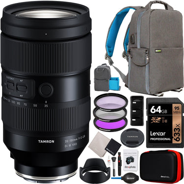 Tamron 35-150mm F/2-2.8 Di III VXD Lens A058 for Sony E-Mount Full Frame Bundle