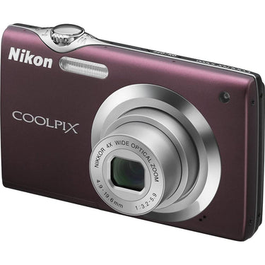 Nikon COOLPIX S3000 Digital Camera (Plum) - Open Box