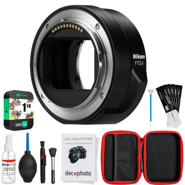 Nikon 4264 FTZ II Lens Mount Adapter for F-Mount to Z-Mount w/ Accessories Bundle