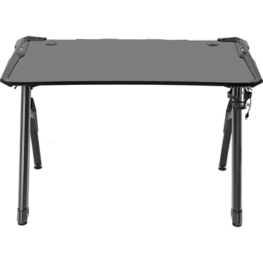 Deco Gear 47" LED Gaming Desk, Carbon Fiber Surface, Cable Management Open Box