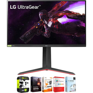 LG 27" UltraGear QHD Nano IPS Gaming Monitor + AMD FreeSync with Warranty Bundle