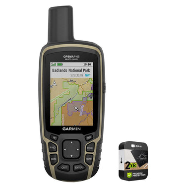 Garmin GPSMAP 65 Handheld Outdoor GPS Navigator w/ 2 Year Extended Warranty