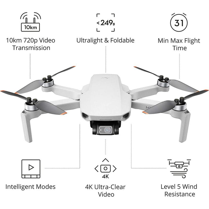 DJI Mavic Mini 2 - The Everyday FlyCam Quadcopter Drone (CP.MA.00000312.01)