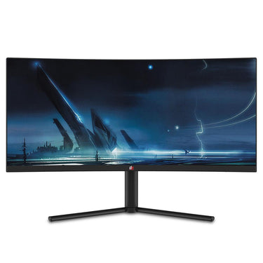 Deco Gear 29-Inch 2560x1080 100Hz VA Curved Monitor + 1 Year Extended Warranty