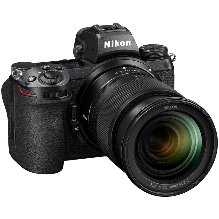 Nikon Z6II Mirrorless Camera Full Frame FX + NIKKOR Z 24-70mm f/4 S Lens, Refurbished
