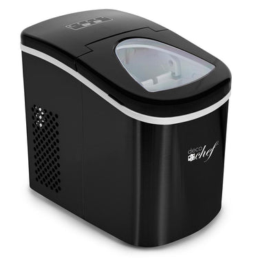 Deco Chef Compact Electric Ice Maker Black with 1 Year Extended Warranty