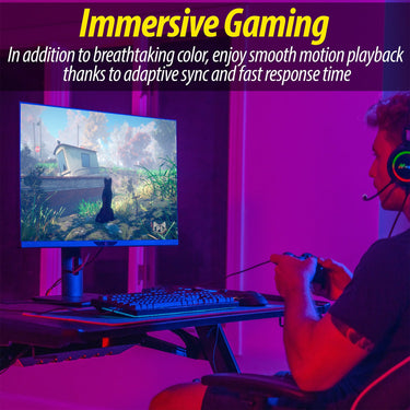 Deco Gear 28" 4K Ultrawide IPS Monitor w/ Bonus Mechanical Keyboard and Extended Mouse Pad