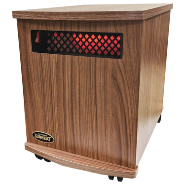 SUNHEAT USA1500-M Indoor Infrared Space Heater, 150100007 (American Walnut)