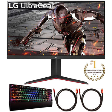 LG 32GN650-B 32" UltraGear QHD 165Hz 16:9 HDR10 Monitor w/ Deco Gaming Keyboard