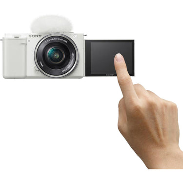 Sony Alpha ZV-E10 Mirrorless Vlog Camera w/ 16-50mm Lens - ILCZV-E10L/W - Open Box