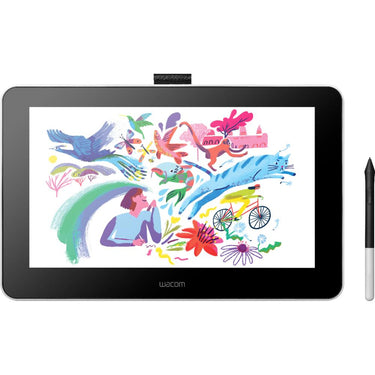 Wacom One Digital Drawing Tablet with Screen, 13.3" Graphics Display Open Box